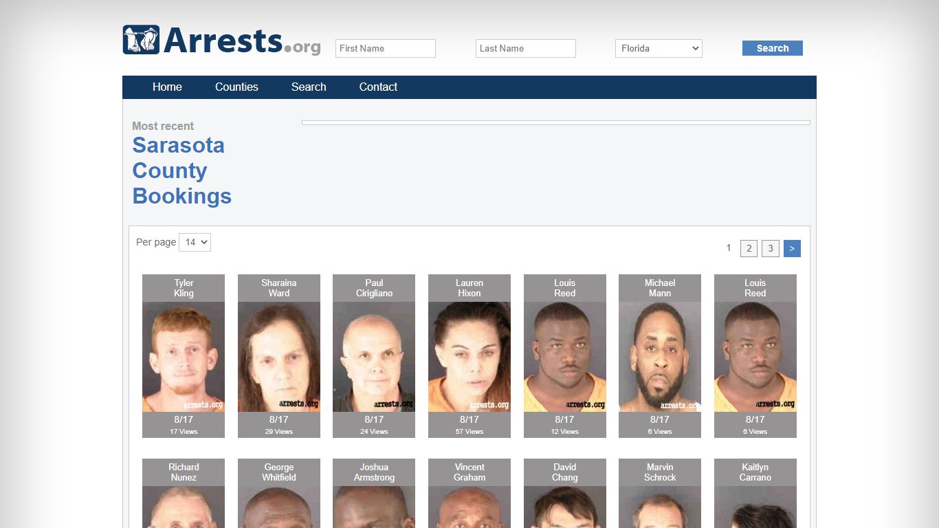 Sarasota County Arrests and Inmate Search